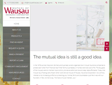 Tablet Screenshot of mutualofwausau.com